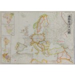 1940년 오사카마이니치신문사의 최신구주대지도(最新歐洲大地圖)