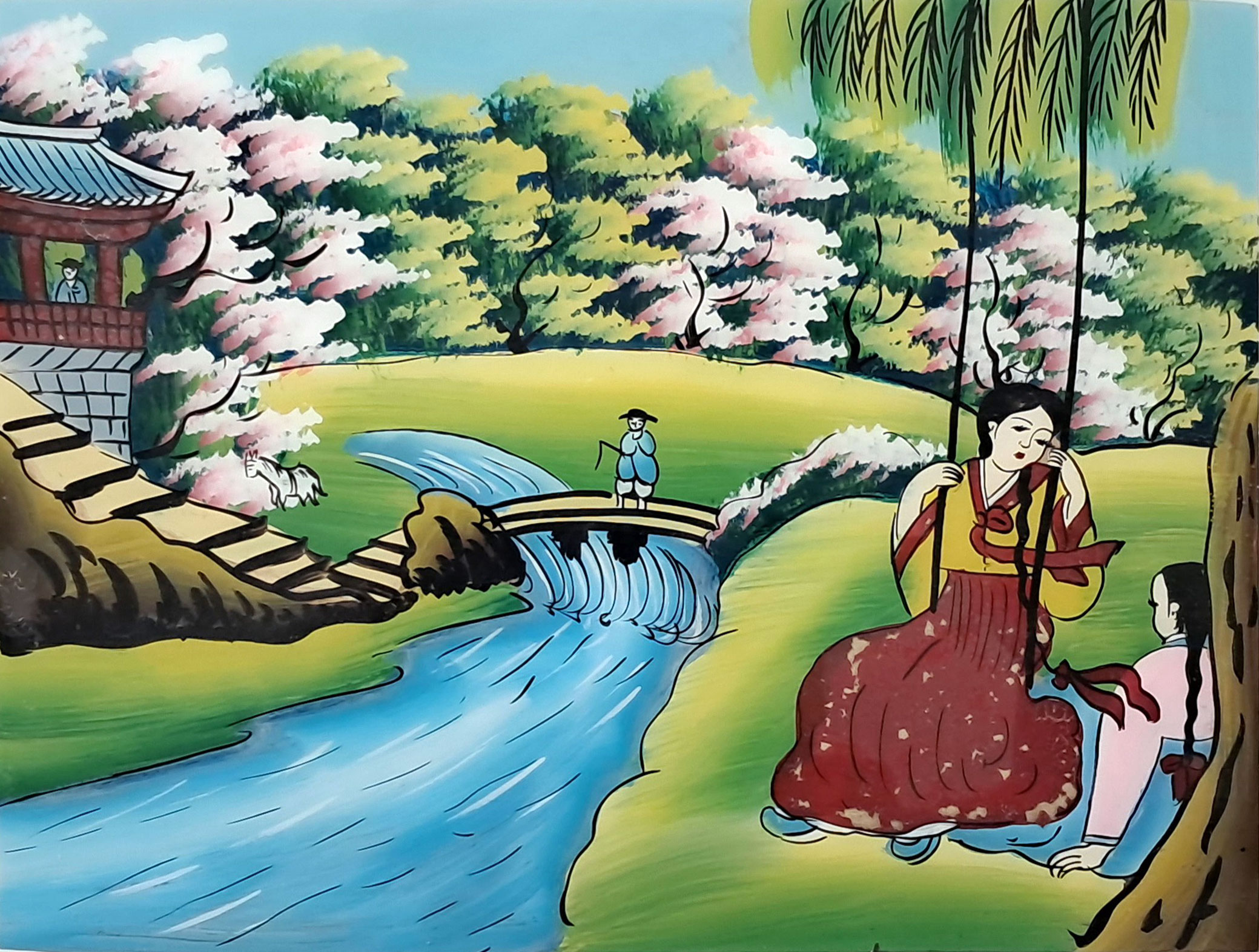 남원 광한루 - 성춘향과 이도령