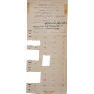 [9] 1947년 미군정기 주한미군 PX 배급카드(Ration Card)