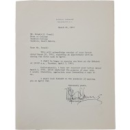 [117] 주미 대한민국대사 정일권 외교서한