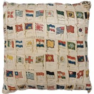 [124] 대한제국기 태극기(Corea)가 포함된 쿠션