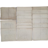 [345] 경북 의성 지번 색인표 1매와 지적도 23매 등 24매 일괄