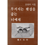 부서지는 햇살을 줍는 너에게 (강항려 시집)