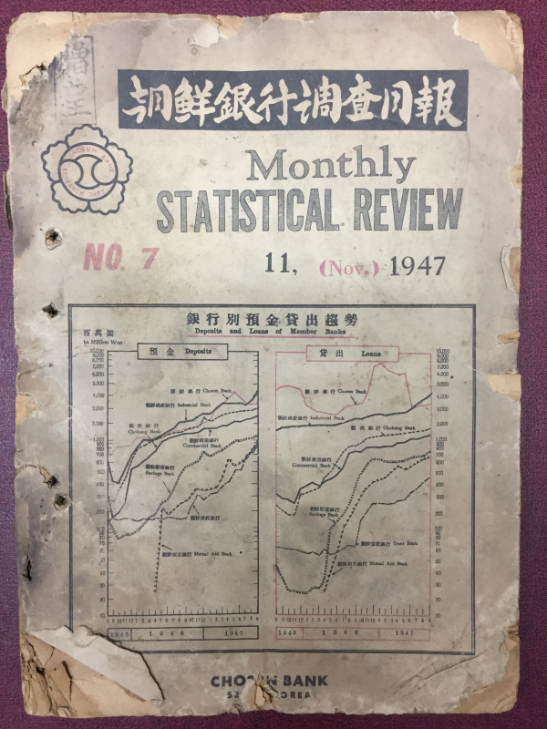조선은행조사월보 NO.7 1947. 11