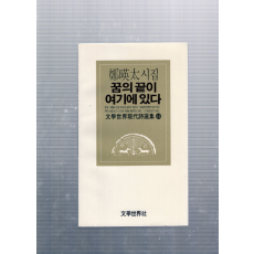 꿈의 끝이 여기에 있다 (정영태시집,초판,저자서명본)