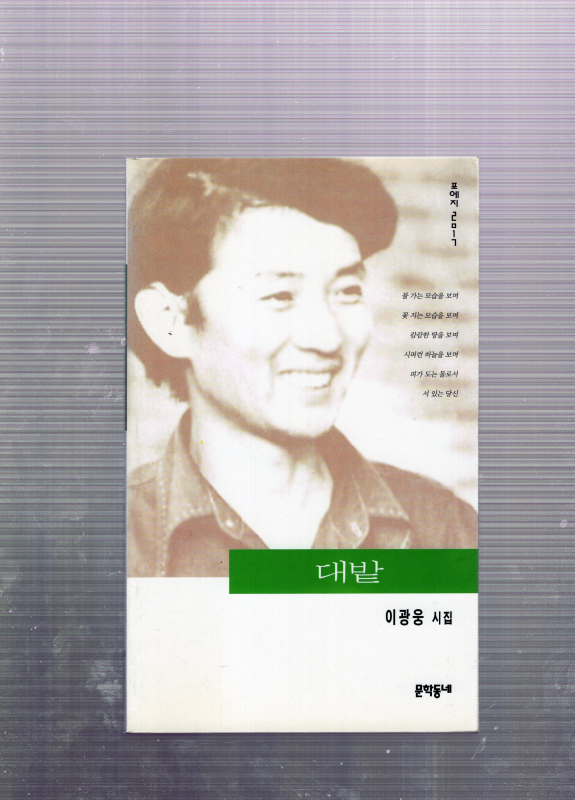 대밭 (이광웅시집,초판)