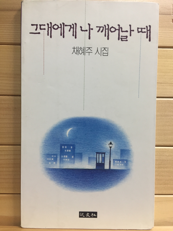 그대에게 나 깨어날 때 (채혜주시집,초판)