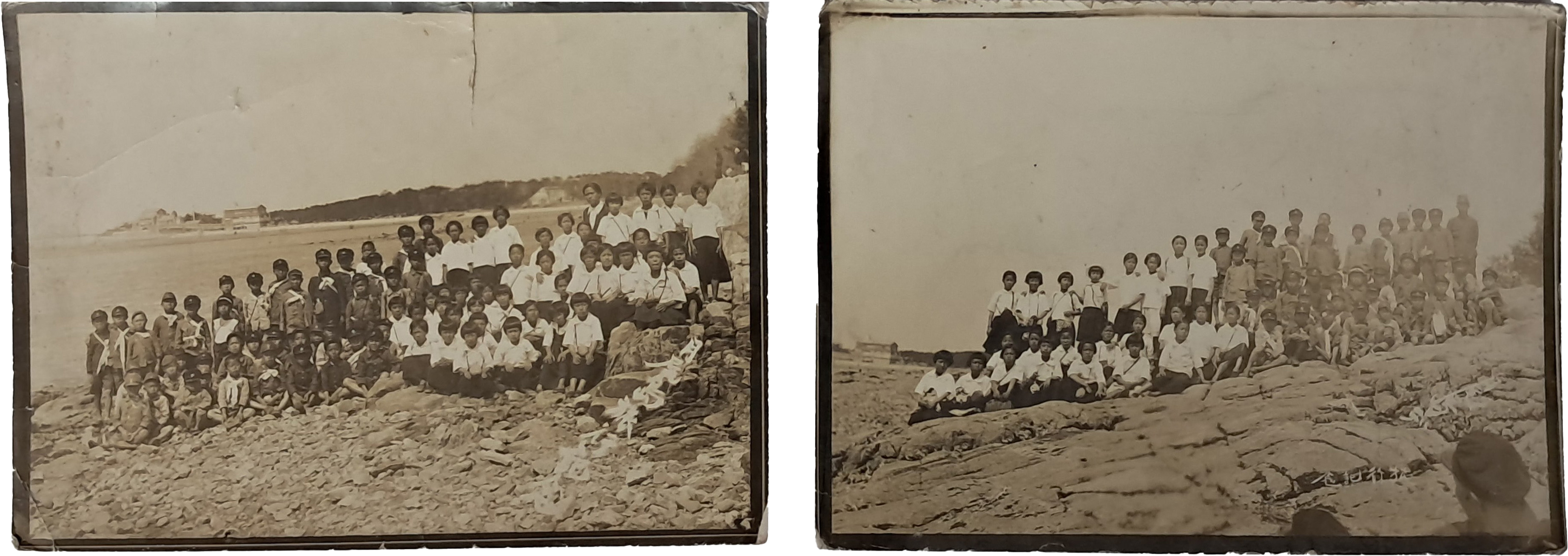 [37] 인천 월미도(月尾島) 여행기념 단체사진 2종