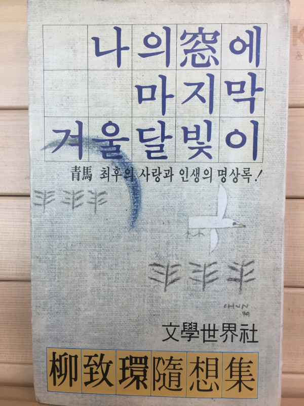 나의 창에 마지막 겨울달빛이 - 靑馬 최후의 사랑과 인생의 명상록