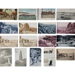 ‘부산부청’, ‘관부연락선’, ‘해운대해수욕장’, ‘동래온천’과 실체엽서가 담긴 부산 엽서 17점 일괄