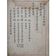 [125] 정사공신(靖社功臣) 자손(子孫) 계회록 [맹부수계록 盟府修稧錄]