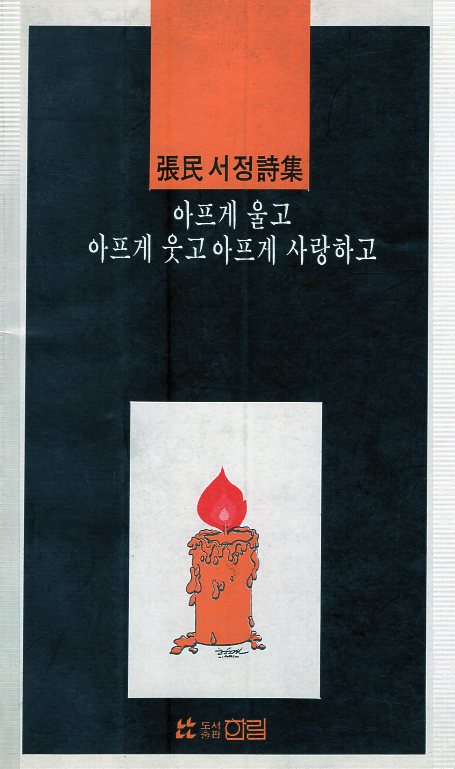 아프게 울고 아프게 웃고 아프게 사랑하고 (장민서정시집,초판)