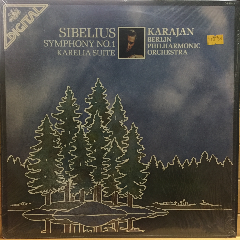 Sibelius, Karajan, Berlin Philharmonic Orchestra ‎– Symphony No. 1; Karelia Suite