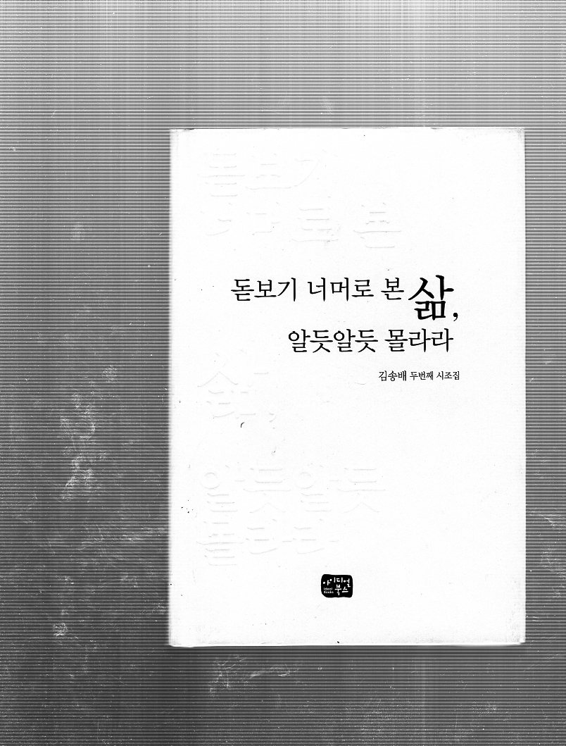돋보기 너머로 본 삶, 알듯알듯 몰라라 (흰솔 김송배 두번째 시조집,초판)