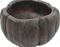 [115] 목제 호박형 필세/퇴수기 木製 琥珀形 筆洗 / 退水器