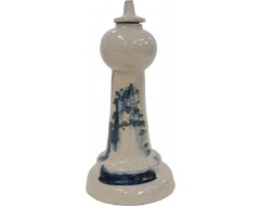 [144] 백자청화 금강산·죽문 강원도 등잔대(호롱)