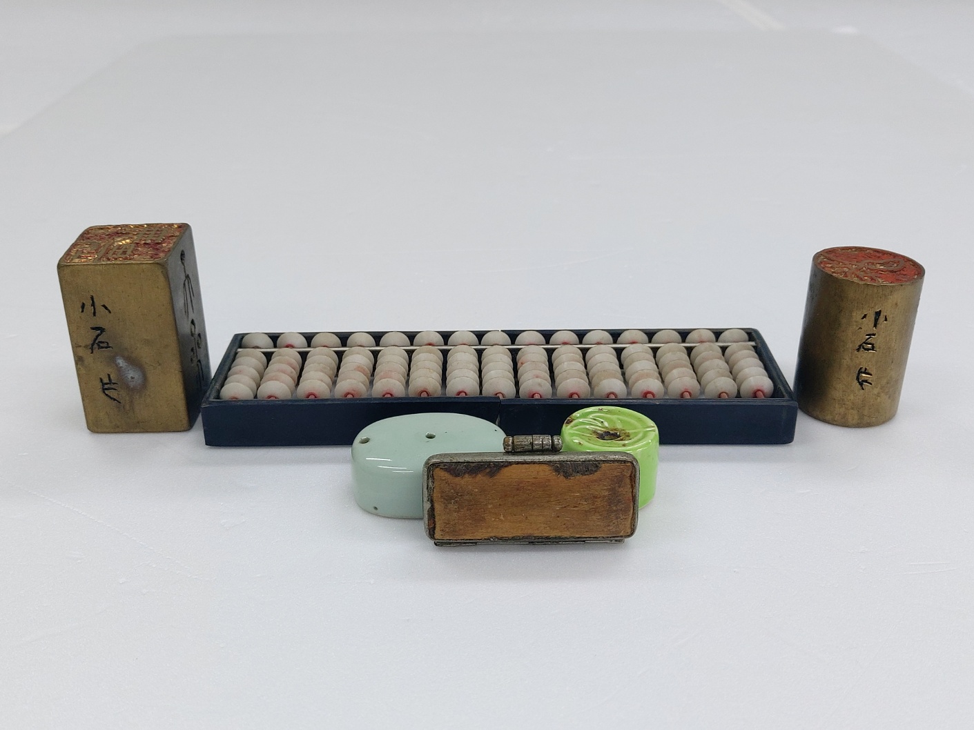 묵직한 소석(小石) 동인(銅印) 2점 등 6점 일괄