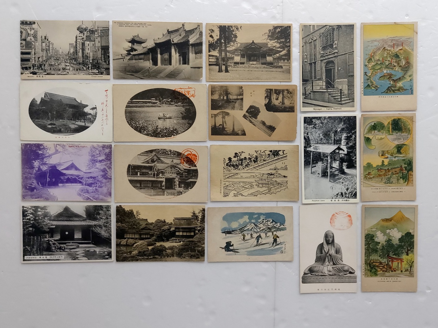 일본명소 엽서 총45매