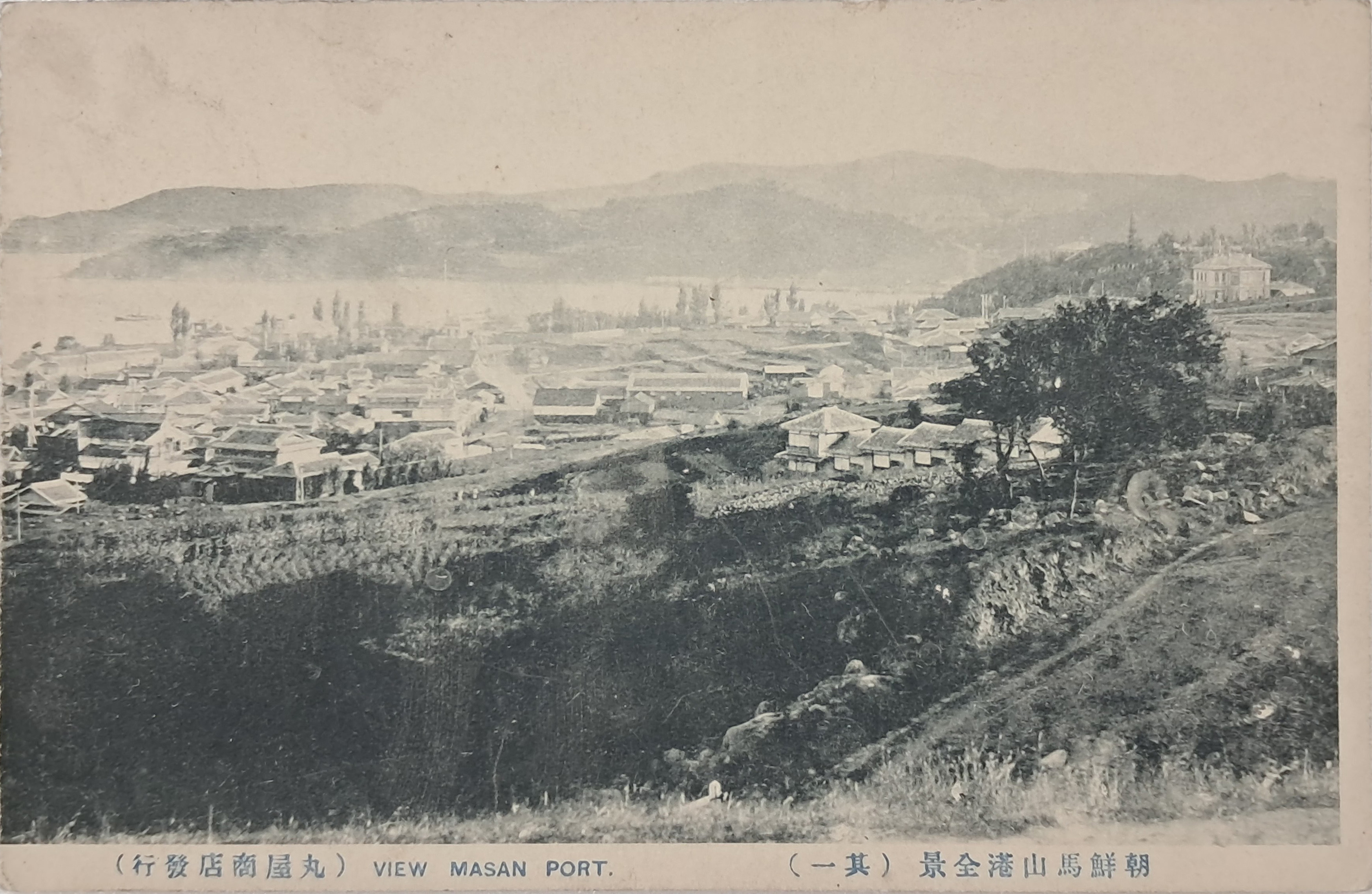 마산항 전경 사진엽서