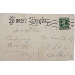 [29] 1910년대 조선의 탑 배경으로 한 갓 쓴 아이 [실체엽서]