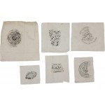 [36] 와당(瓦當) 탁본 6점