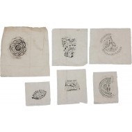 [36] 와당(瓦當) 탁본 6점