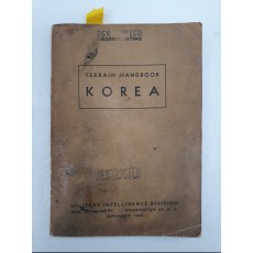 미국 육군정보국 전쟁부에서 간행한 책  [TERRAIN HANDBOOK KOREA]