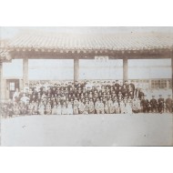 [30] 일제강점기 색동옷과 교복을 입은 단체사진