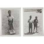 [48] 한국전쟁 뒤의 모습 - 슈사인 보이 사진 2장