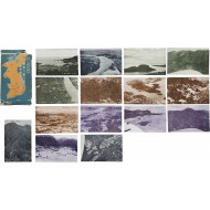 [203] 조선 8경·8승 항공사진 그림엽서 세트