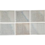 [20] 조선총독부 발행 강릉, 양양, 고성, 간성, 주문진, 삼척 등 강원도 지도 6점 일괄