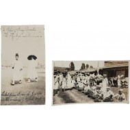 [41] 서양인이 가필한, 일제강점기 조선 풍경 사진 2점