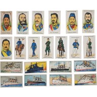 [77] 러일전쟁 카드 시리즈(복제) + 진품 [고종] 카드 등 21장 일괄