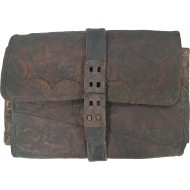 [107] 가죽·지류(紙類)·나무함으로 이루어진 천연가죽 장정 문서(서류) 가방