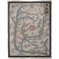 [155] 섬진강의 지역별 명칭을 표기한 전략지도 [동람도 東覽圖]