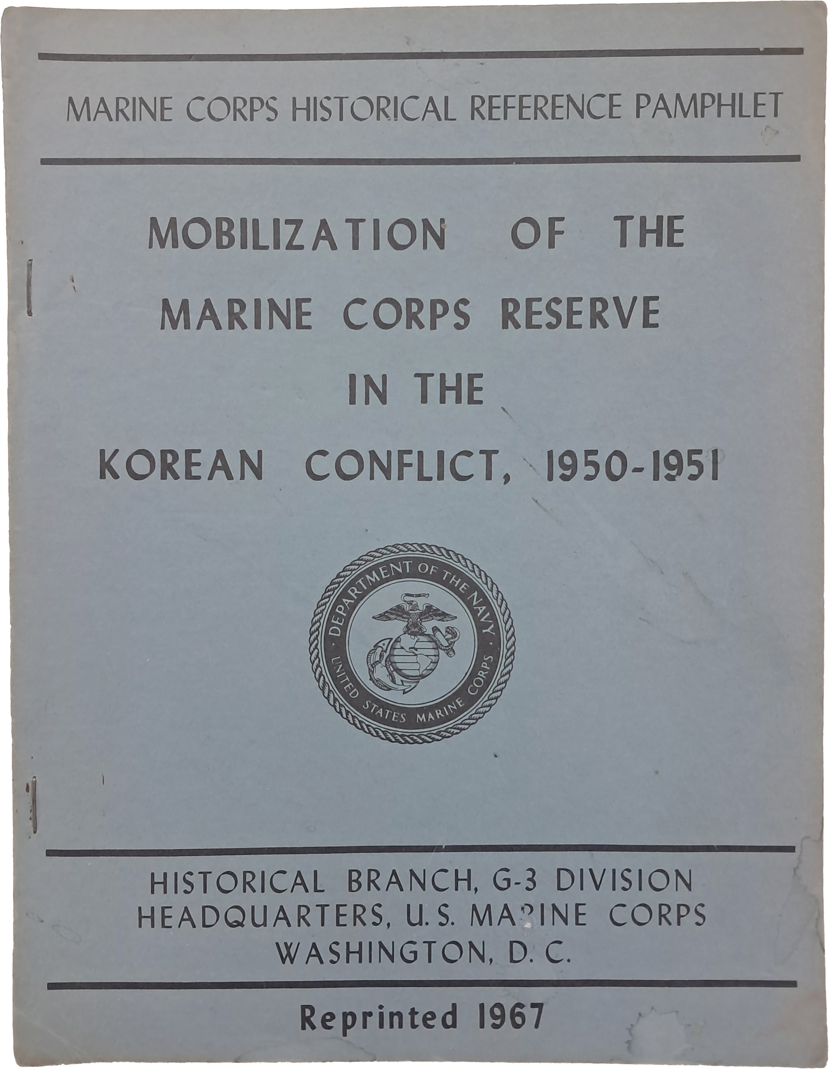 [174] 미 해병대 한국전쟁 예비군 동원 분석 자료집