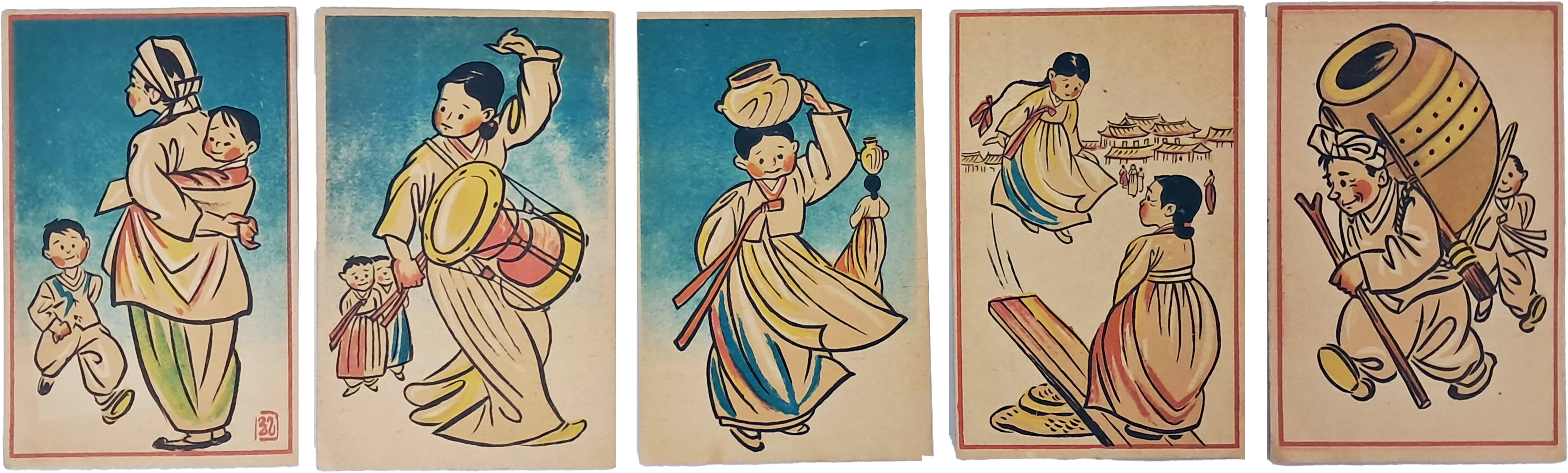 [189] 한국전쟁 참전 미군 서간엽서 – 조선풍속을 설명한 편지