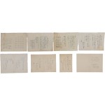 국문학사 저서 출판기념회 초청장 8점 일괄