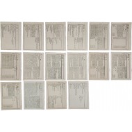 [26] 대한제국 광무연간 [관보 官報] 호외 16부 20매 일괄