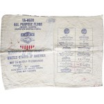 [36] 미국의 원조 밀가루 포대 2점