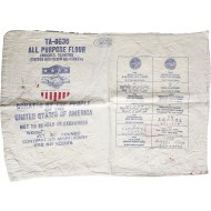 [36] 미국의 원조 밀가루 포대 2점