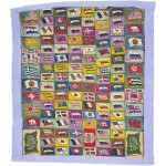 [203] 태극기 등 116개국 국기를 수록한 대형 [펠트 만국기]