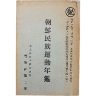 [240] 극비문서 [조선민족운동연감 朝鮮民族運動年鑑]