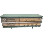 [255] [금성 진공관 라디오 A504] 감청색