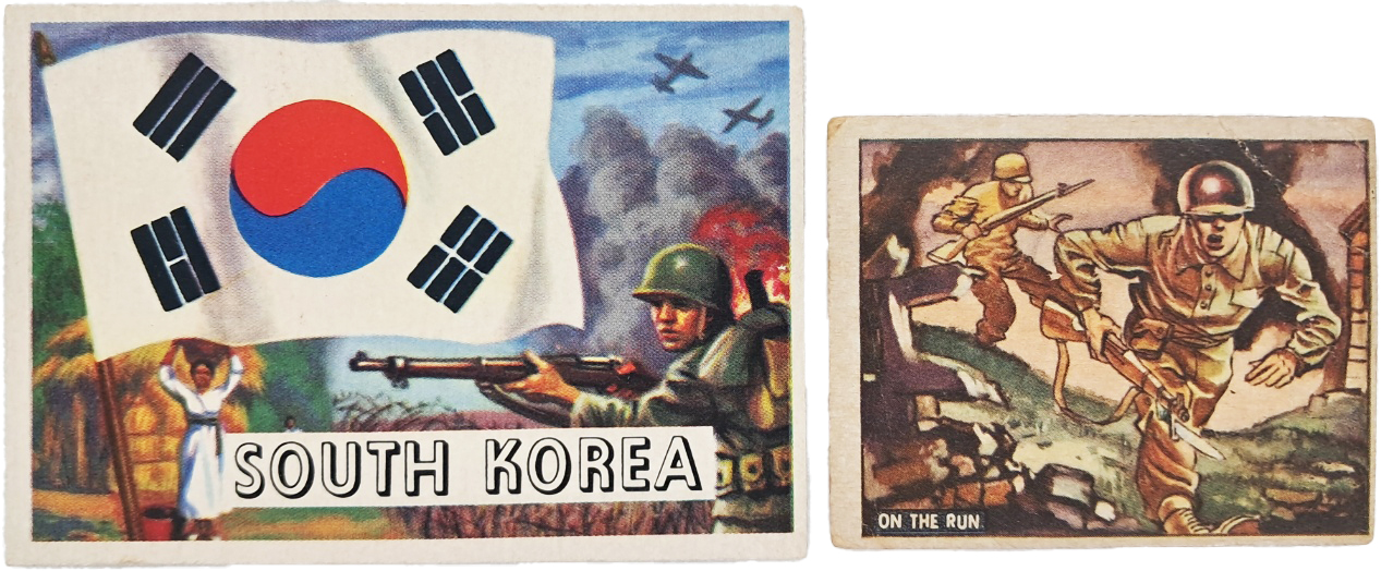 1950년대 딱지형 카드 2종