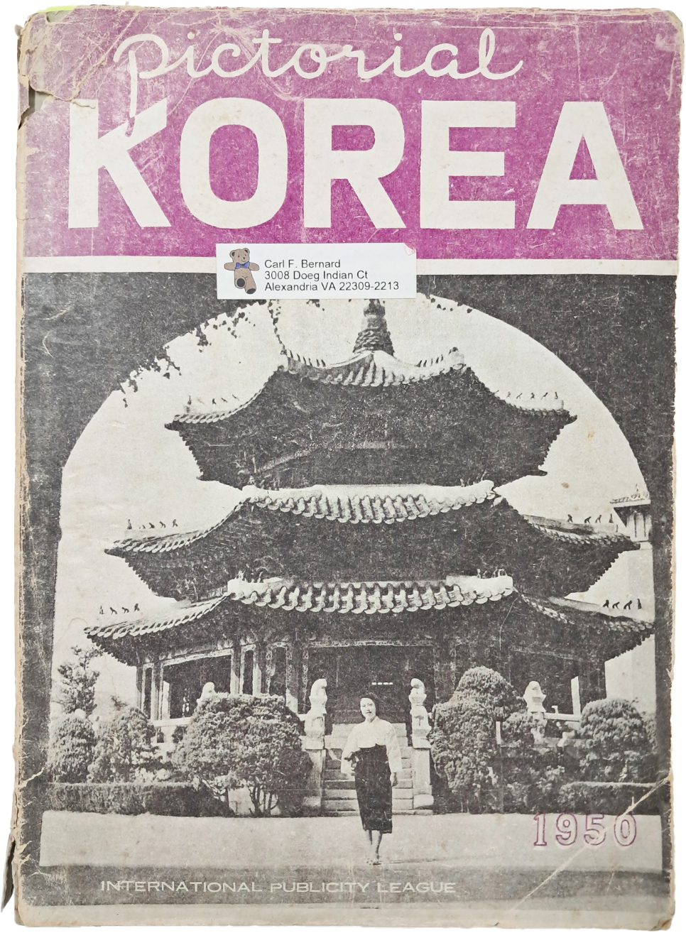 서울 지도, 이승만 대통령 사진 등을 수록한 [한국 화보(Pictorial Korea)] 1950년
