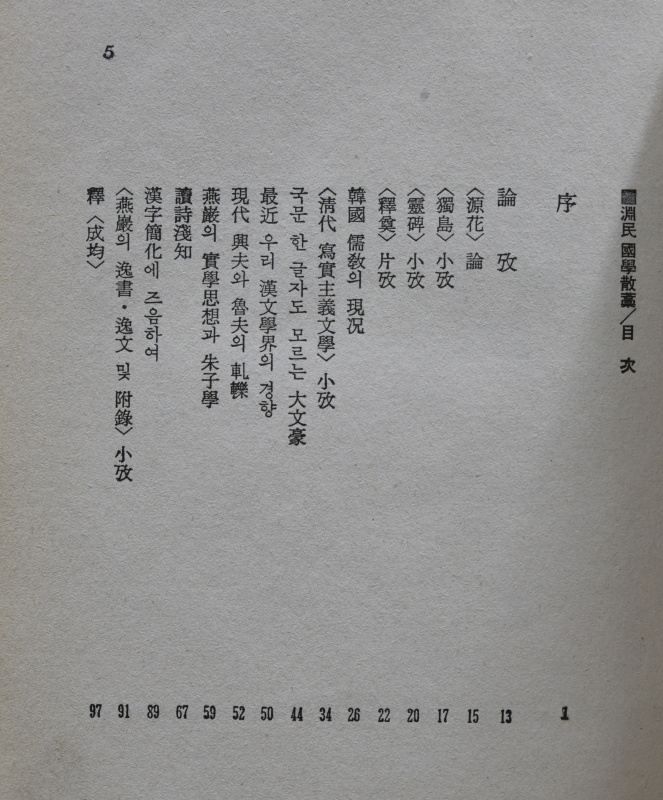 연민 국학산고