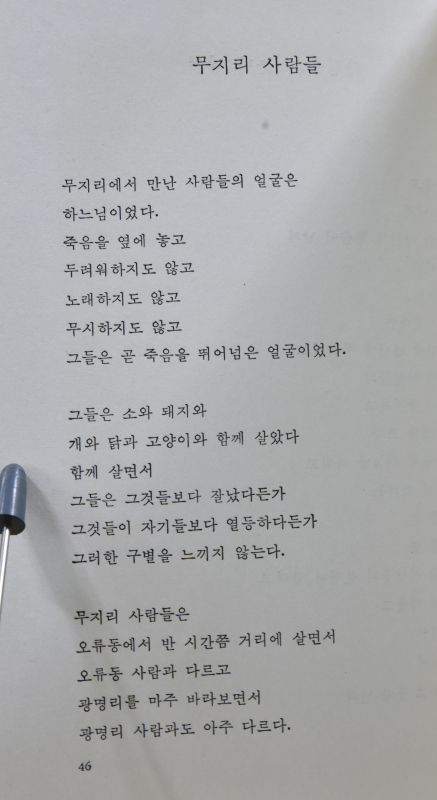 무지리 사람들 (정대구시집,초판,저자증정본)