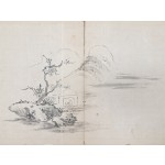 문인화가 있는 간찰첩