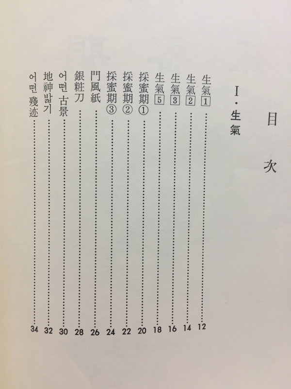 채밀기 (이은방 제2시집,초판저자증정본)